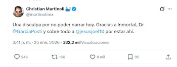 Este fue el mensaje que