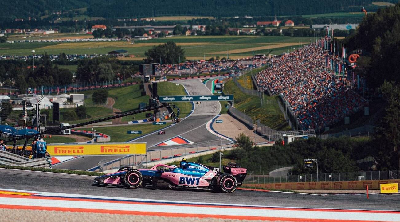 Franco Colapinto en el Gran Premio de Austria