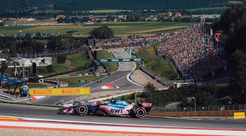 Franco Colapinto en el Gran Premio de Austria