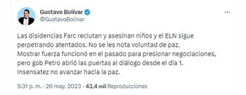 El exsenador señaló que ni