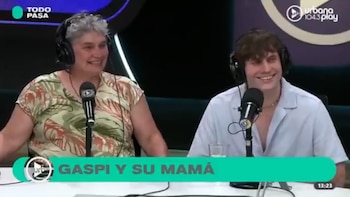 Se viralizó una entrevista de Gaspi con su madre antes de su trágica muerte: “Él prende una cámara y brilla”