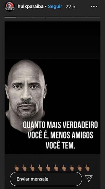 La storie publicada por "Hulk"