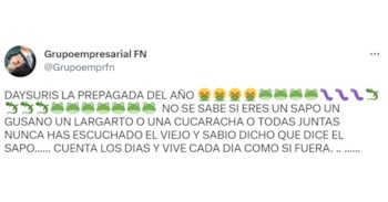 A través de Twitter se