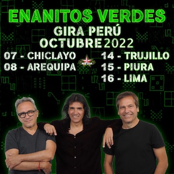 La gira que tenía Enanitos Verdes para Perú.