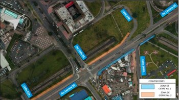 Obras en la primera y segunda zona