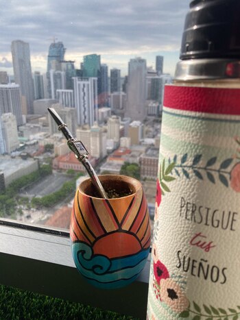 Desde el balcón del departamento