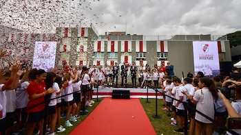 La inauguración del nuevo Colegio