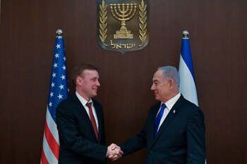 Benjamín Netanyahu y Jake Sullivan