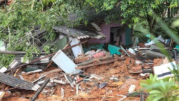 Vista general de los destrozos en San Pablo (GUILHERME DIONIZIO / AFP)