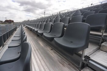 Algunas graderías del Vive Claro