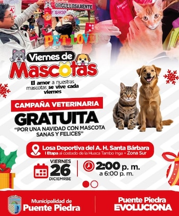 Las campañas veterinarias gratuitas tienen
