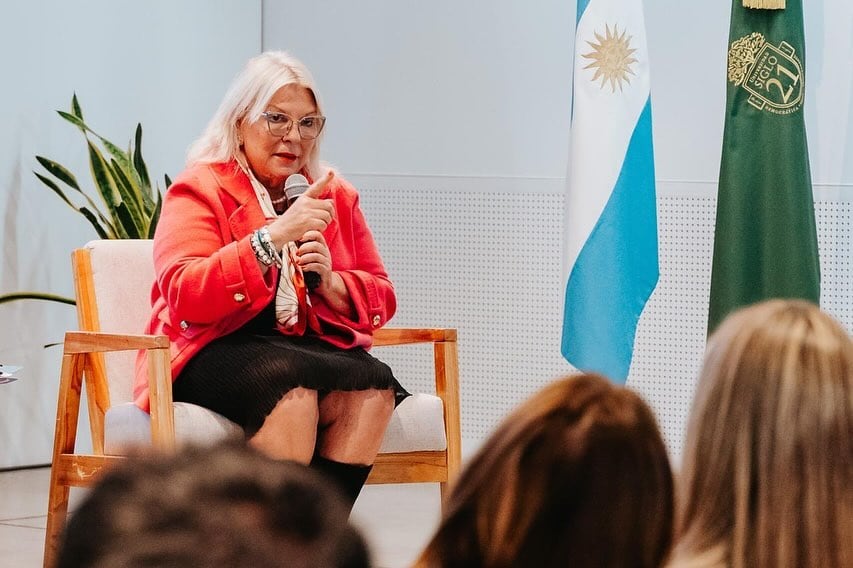 Elisa Carrió, líder de la Coalición Cívica