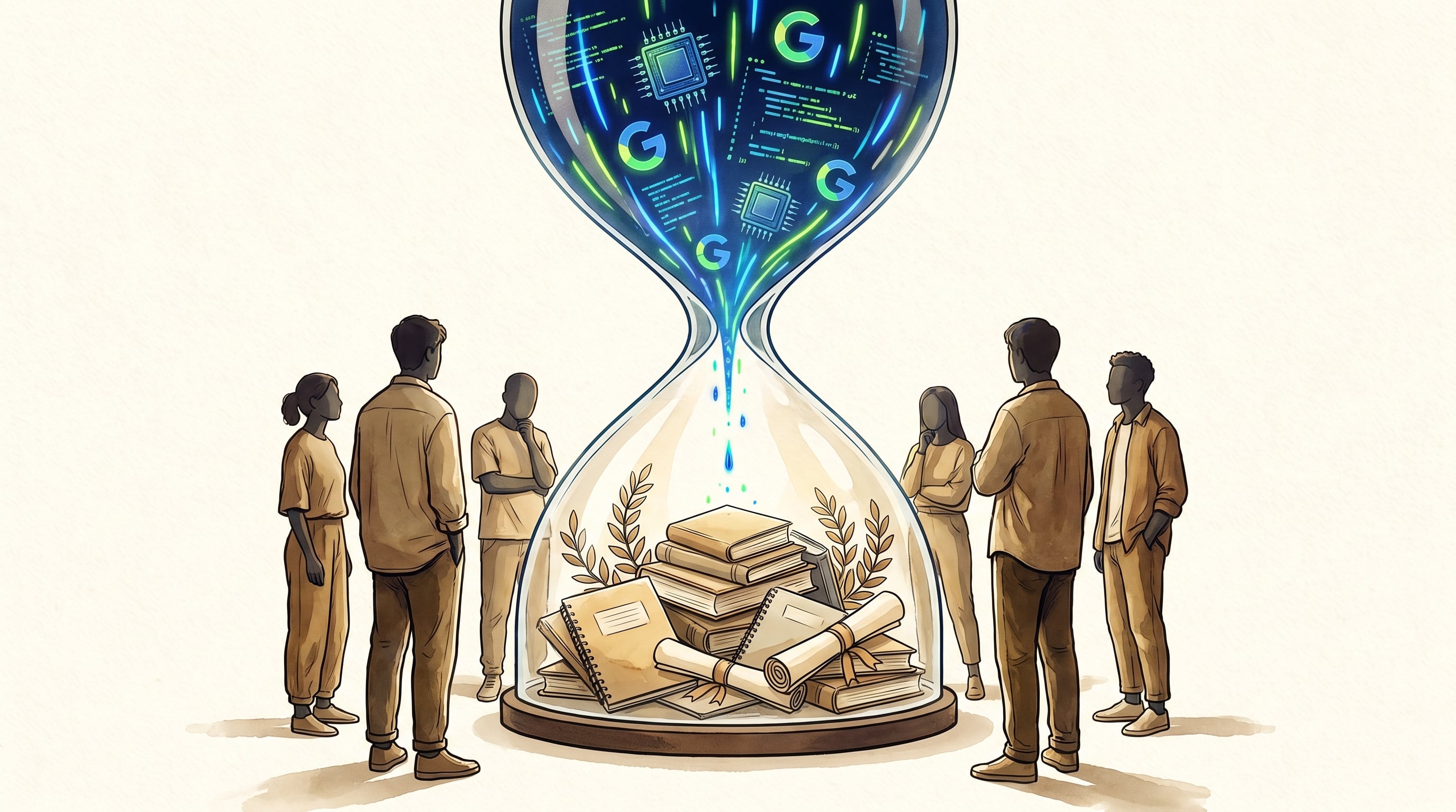 El tiempo, la nueva moneda de cambio entre las exigencias del mundo digital y el valor de una formación profunda. (Imagen Ilustrativa Infobae)