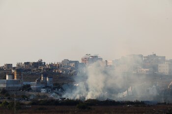 Netanyahu dijo el domingo en una entrevista que “la etapa de alta intensidad de la guerra va a terminar” y que eso sucederá “muy pronto” (REUTERS/Amir Cohen)