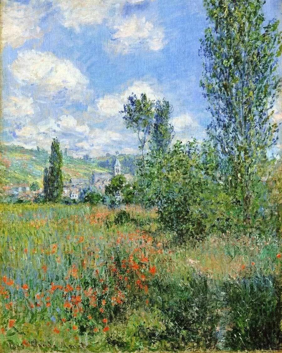 Vista de Vétheuil. (Museo de Arte Metropolitano/Facebook/Bellas Artes y Cultura)