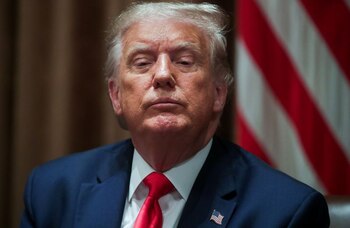 Donald Trump, durante un evento