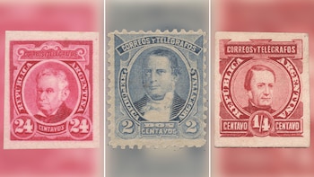 Estampilladas argentinas diseñadas por Ferdinand