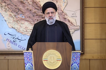 El presidente iraní Ebrahim Raisi en Riad (Europa Press)