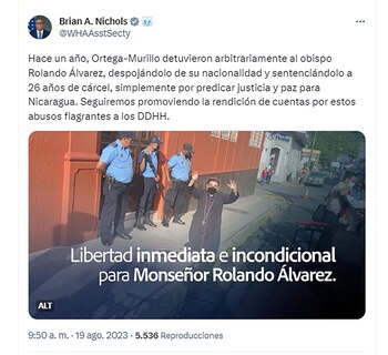 El mensaje de Brian Nichols