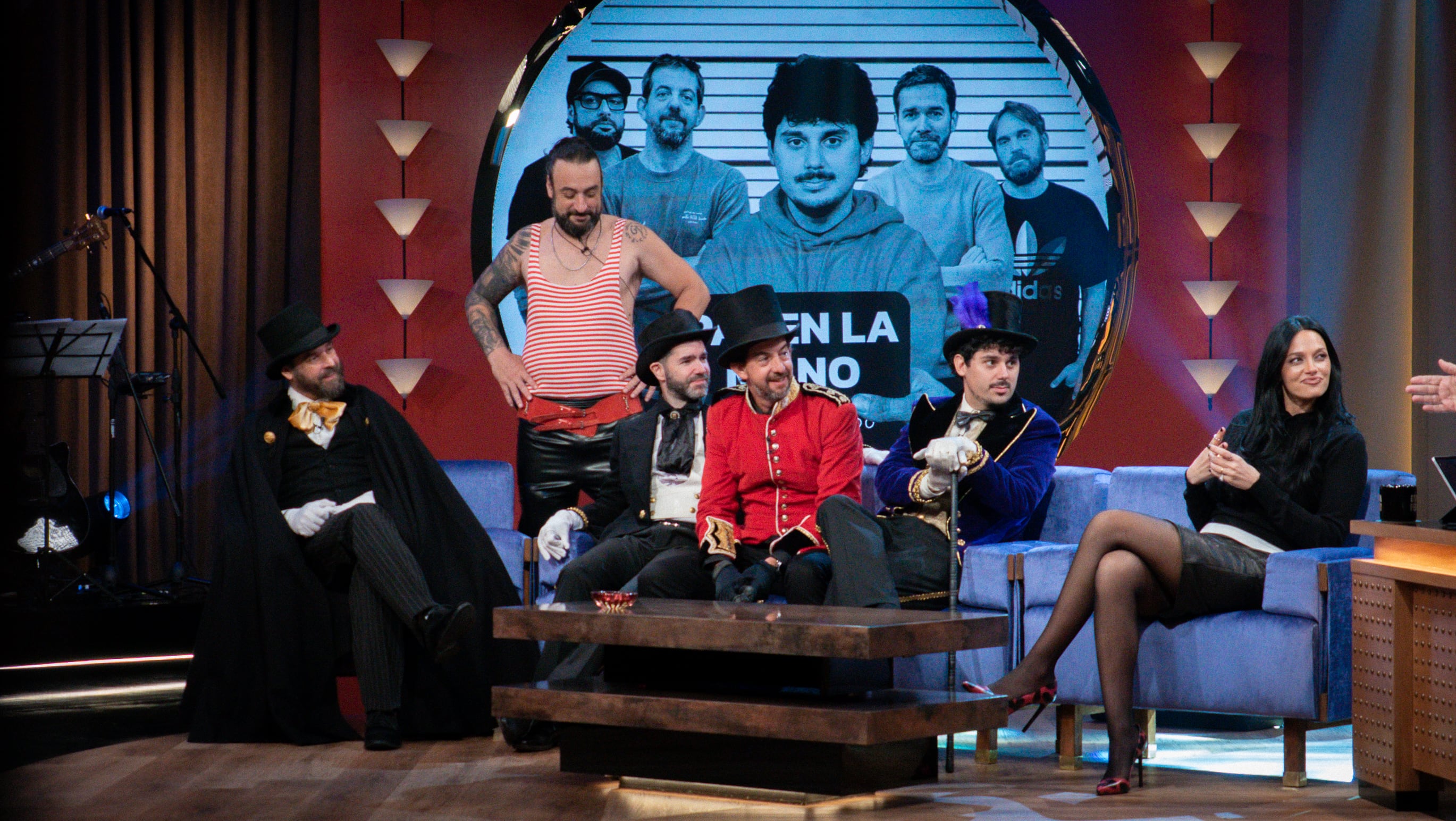 El encuentro de Oriana Sabatini con los integrantes de Paren la Mano (Gentileza: Otro día Perdido)