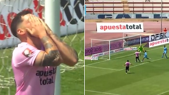 Pablo Erustes se falló insólito gol debajo del arco en Sport Boys vs Deportivo Garcilaso por Liga 1 2026
