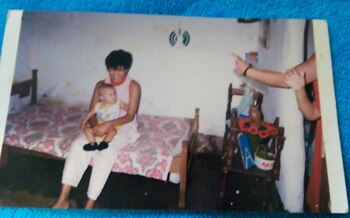 Martha Yaneth con su hija