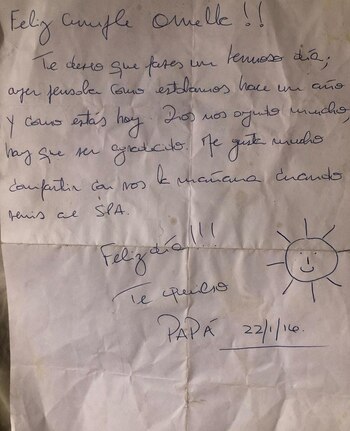 "Ayer pensaba cómo estábamos hace