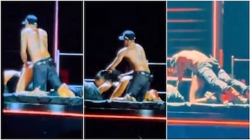 Chris Brown simula una escena sexual en el escenario de Toronto y desata críticas en redes: “Esta gira está descontrolada”