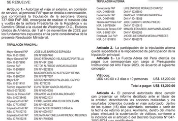 Miembros de la tripulación. Diez