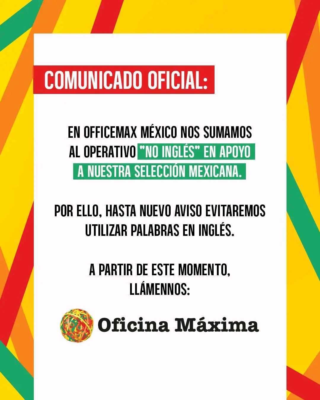 La marca apoya a la Selección Nacional vs Inglatera (OfficeMax)