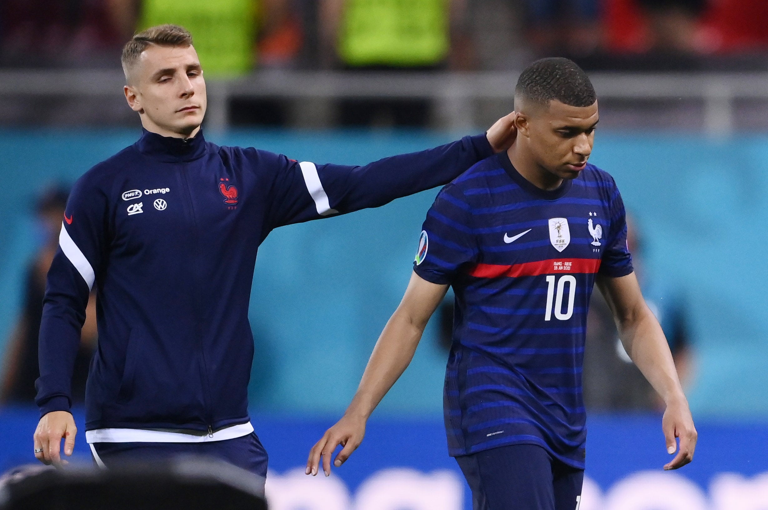 Mbappé señaló que el equipo estuvo menos unido en la Eurocopa 2021 que en cualquier otra competición de sus años con la selección francesa (REUTERS)