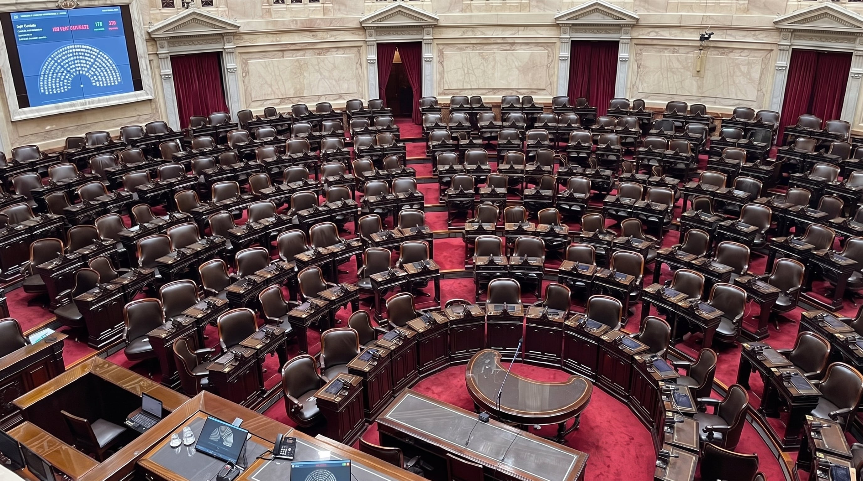 La Cámara de Diputados, vacía (Imagen Ilustrativa Infobae)