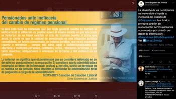 La situación de los pensionados