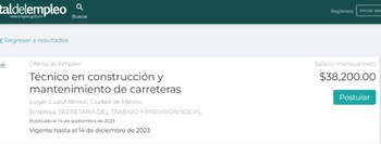 Para ocupar la vacante es