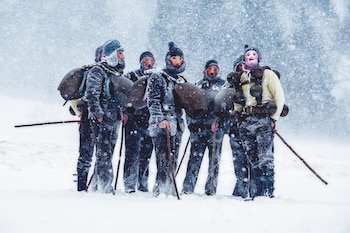 Silvesterchläuse, los personajes enmascarados que