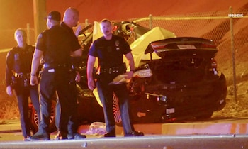 La persecución policial en Pomona terminó con dos muertos tras un choque causado por un sospechoso de violencia doméstica (KeyNews)