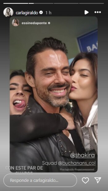 Carla Giraldo asistió al concierto