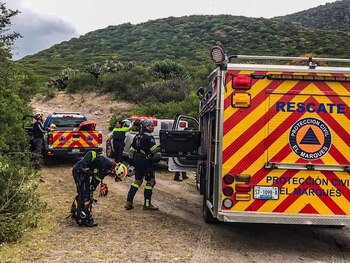 Los dos tripulantes de la