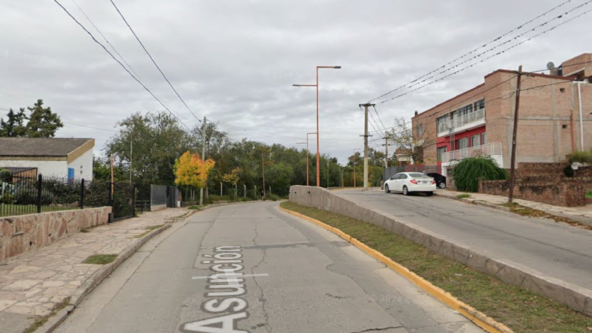 El hecho sucedió sobre la calle Asunción
