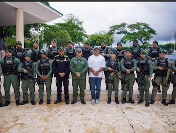 La captura se llevó a cabo con la estrategia del alcalde de Sincelejo, Yahir Núñez - crédito Policía Nacional