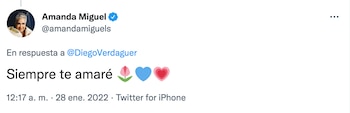 El último mensaje que Amanda