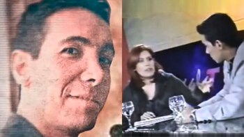 Alex Brocca siendo entrevistado por