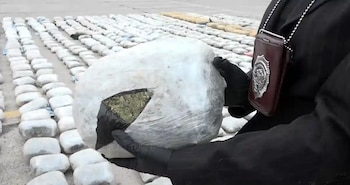 La droga provenía de Bolivia