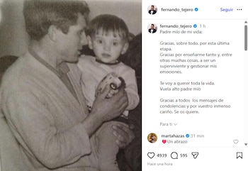 La emotiva carta de Fernando