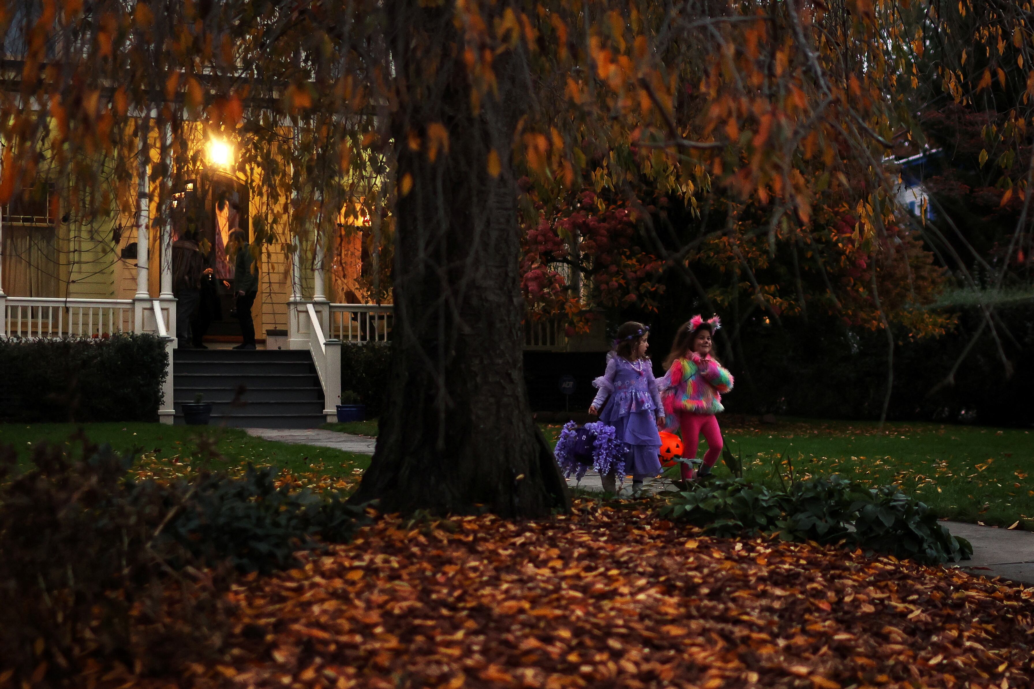 El origen de “truco o trato” en Halloween se remonta a rituales celtas y tradiciones medievales (REUTERS/Mike Segar)