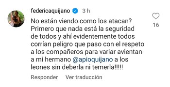 Este es el comentario que