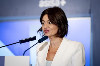 24/09/2026 La ministra de Juventud e Infancia, Sira Rego, durante un desayuno informativo de Nueva Economía Forum, en el Hotel Mandarín Oriental Ritz de Madrid, a 24 de septiembre de 2026, en Madrid (España).
POLITICA
A. Pérez Meca - Europa Press