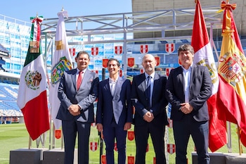 El amistoso España vs Perú, programado para el 8 de junio en el Estadio Cuauhtémoc, será el último ensayo de España antes del Mundial 2026. (X/ @armentapuebla_)