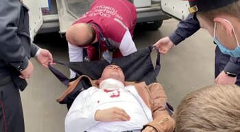 Así se llevaban herido a