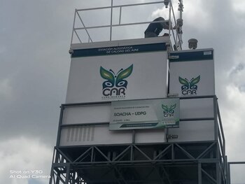 CAR monitorea la calidad del aire en La Calera